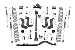 Jeep Wrangler JL Suspension Lift Kit - Front + Rear - Rough Country - 3.5 Inch, C/A Drop, Front D/S, M1 - '18-'23